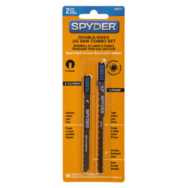 Spyder Jigsaw Blade Asst 2Pc Ushank 300015